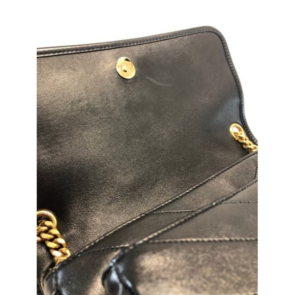 SAINT LAURENT Niki Medium Quilted Black Leather Shoulder Bag - Picture 7 of 12